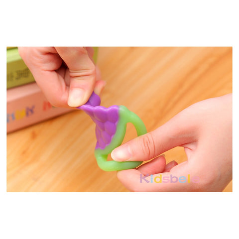 Infant Teether With Adorable Fruits Design