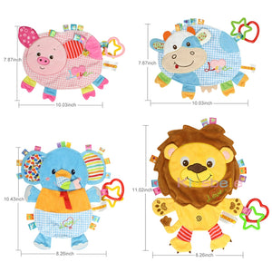 Cartoon Animals With Star And Heart Shaped Teether