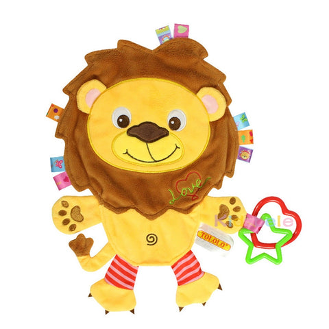 Cartoon Animals With Star And Heart Shaped Teether