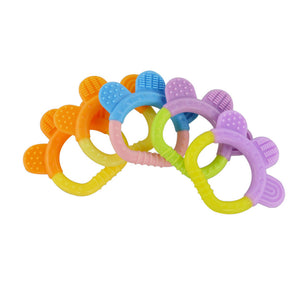 Baby Care Bear's-Paw Shaped Silicone Teether