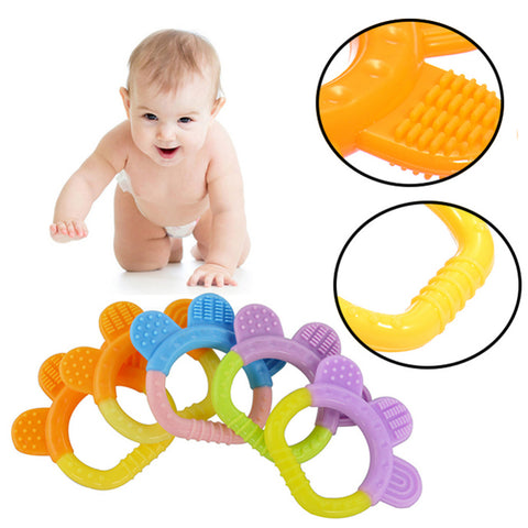 Baby Care Bear's-Paw Shaped Silicone Teether