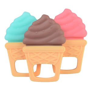 Ice Cream Shaped Silicone Teether