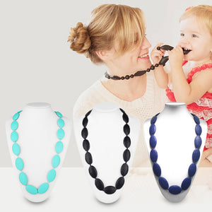 Chewable Beads Toddler Teether Necklace