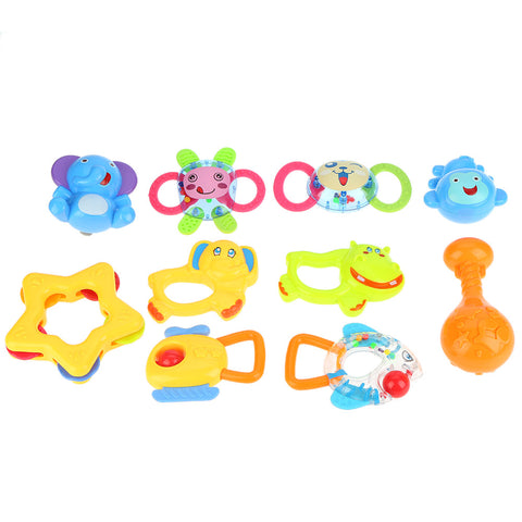 Rattle And Teether With Baby Bottle
