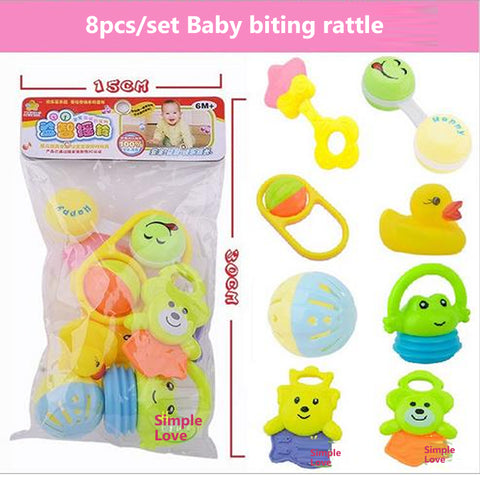 Cartoon Infant Rattle and Teether