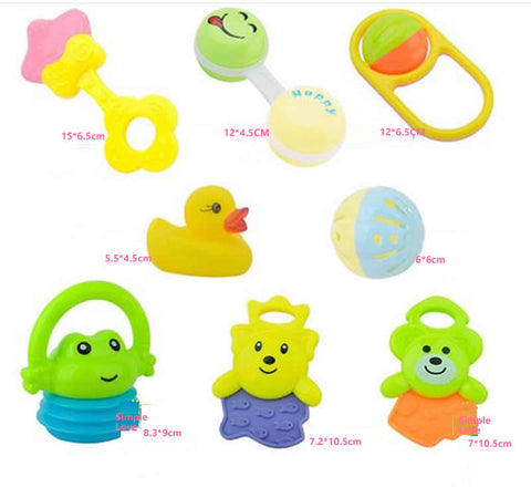 Cartoon Infant Rattle and Teether