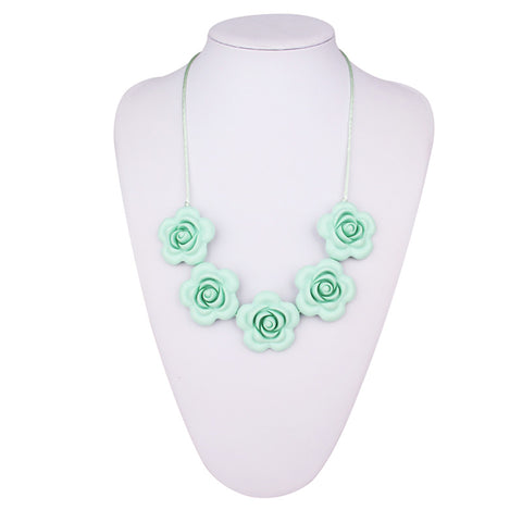 Toddler Silicone Teething Flower Necklace