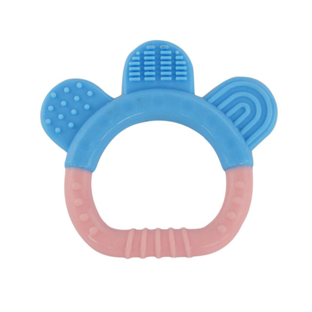 Baby Care Bear's-Paw Shaped Silicone Teether