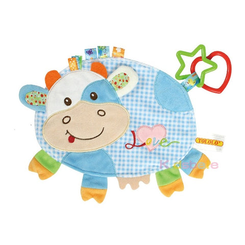 Cartoon Animals With Star And Heart Shaped Teether