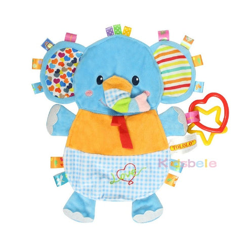 Cartoon Animals With Star And Heart Shaped Teether